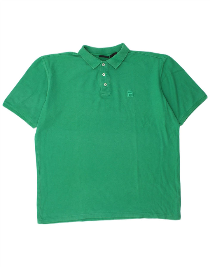FILA Polo Hombre 2XL Algodón Verde