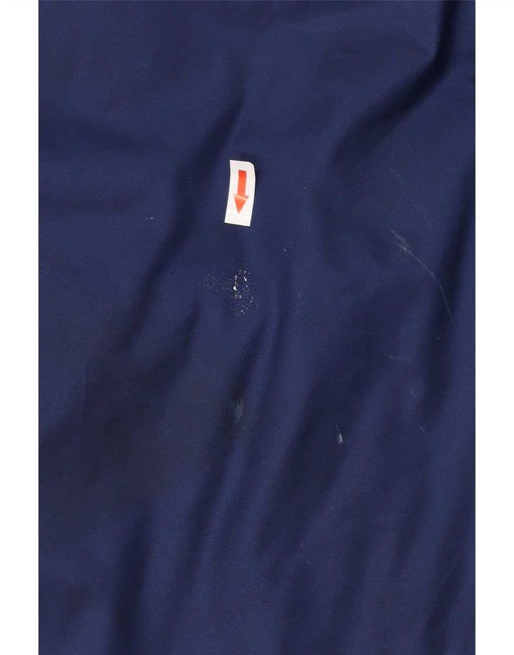 Adidas Chaqueta cortavientos con capucha para niño 13-14 años Azul marino Poliéster