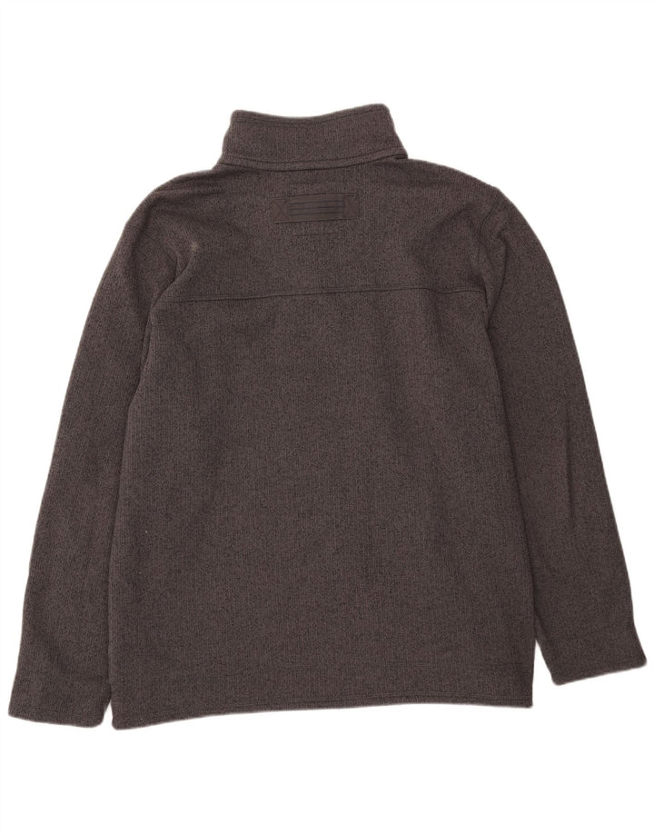 Marks & Spencer - Sudadera con cuello y botones para hombre, talla 2XL, poliéster gris