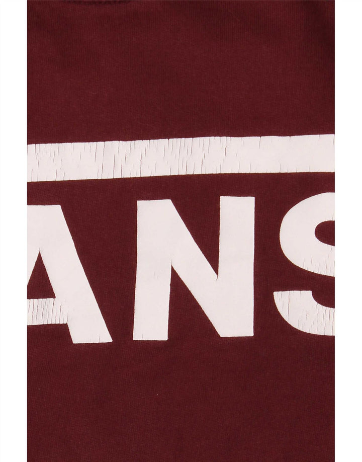 Vans Hombre Sudadera Gráfica Jumper Medium Borgoña