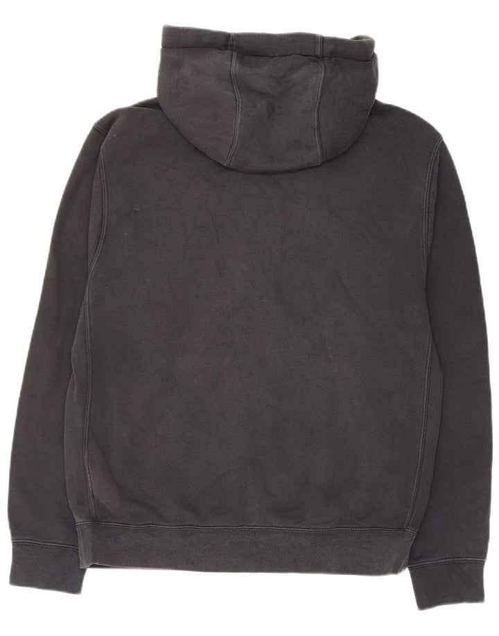 Nike - Sudadera con capucha y cremallera para hombre, talla pequeña, algodón negro