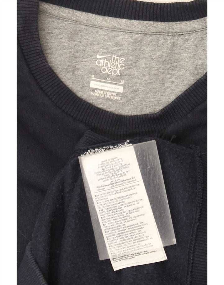 Nike Hombre Sudadera Jumper Medium Azul Marino Algodón