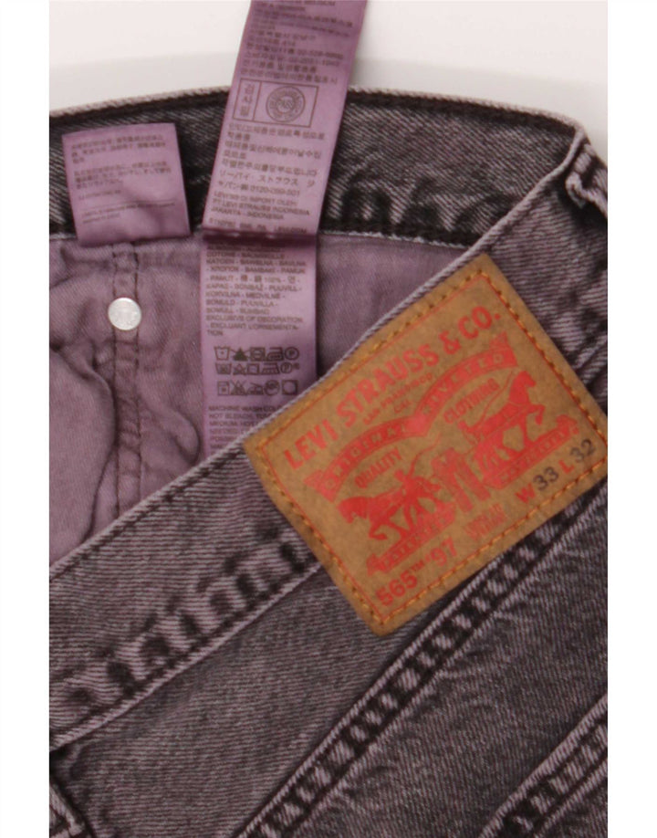 Levi's Jeans rectos 565 para hombre W33 L32 Algodón morado