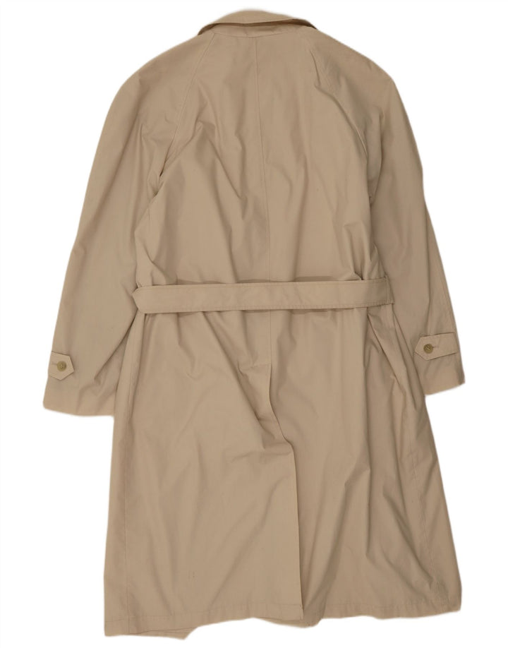 Vintage hombres impermeable Reino Unido 40 grande beige