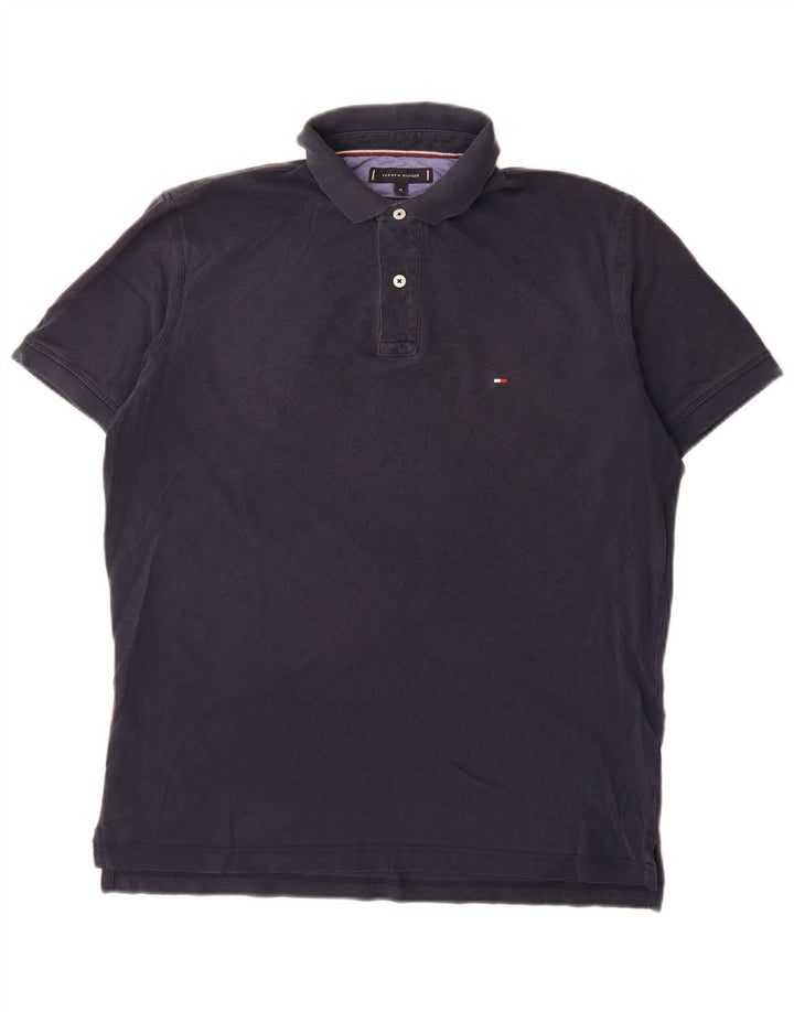 Polo Tommy Hilfiger Hombre Regular Fit Azul Marino Medio