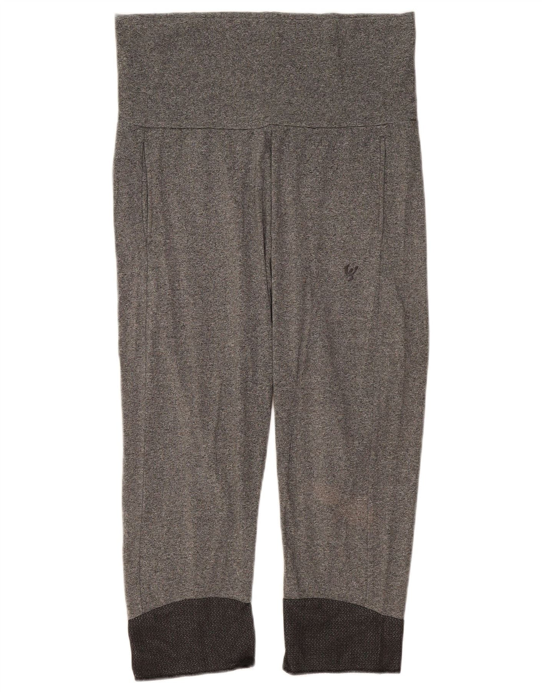 Freddy Leggings capri para mujer IT 46 Algodón moteado gris grande