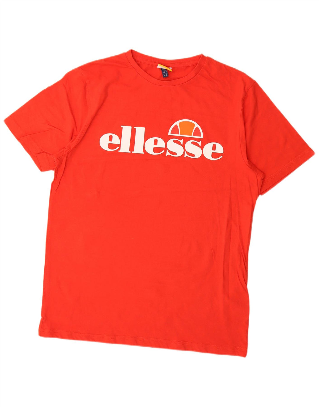 Ellesse Camiseta gráfica para mujer Top UK 12 Medium Red Cotton