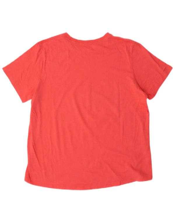 NIKE Womens Graphic T-Shirt Top UK 16 Large Red