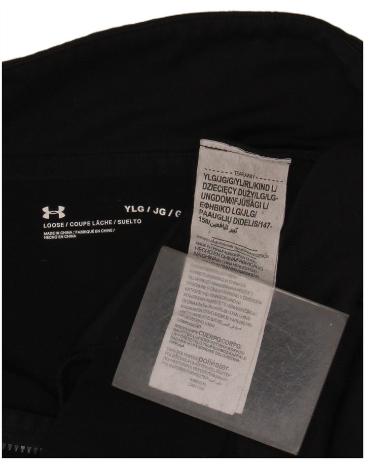 Under Armour Chaqueta de chándal para niños 11-12 años Grande Negro Poliéster