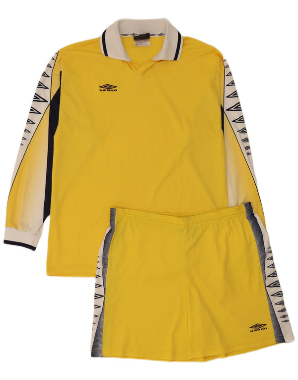Umbro Conjunto gráfico de 2 piezas para hombre XL Poliéster color block amarillo