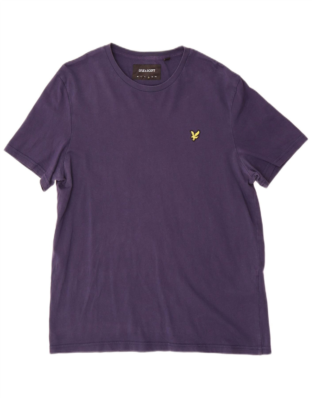 LYLE & SCOTT Camiseta para hombre Top Large Azul marino Algodón
