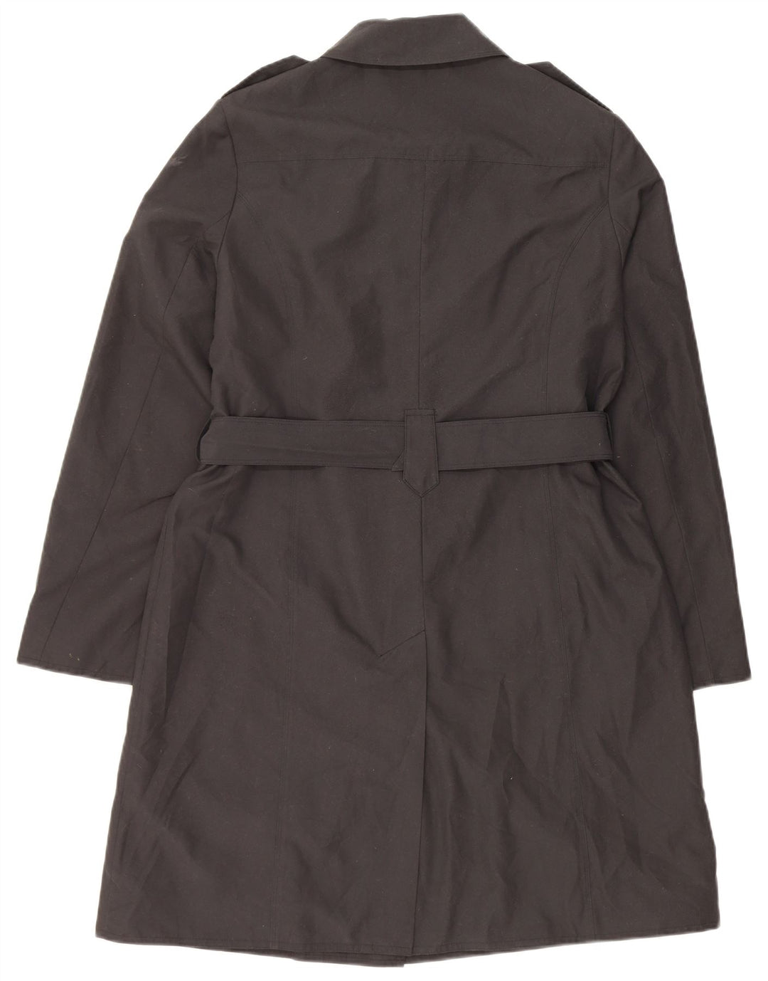 MARKS & SPENCER Gabardina para mujer UK 44 XL Poliéster negro