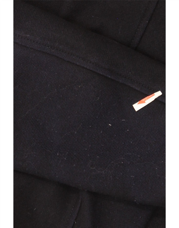 Vintage mujer bombardero chaqueta Reino Unido 14 azul marino medio