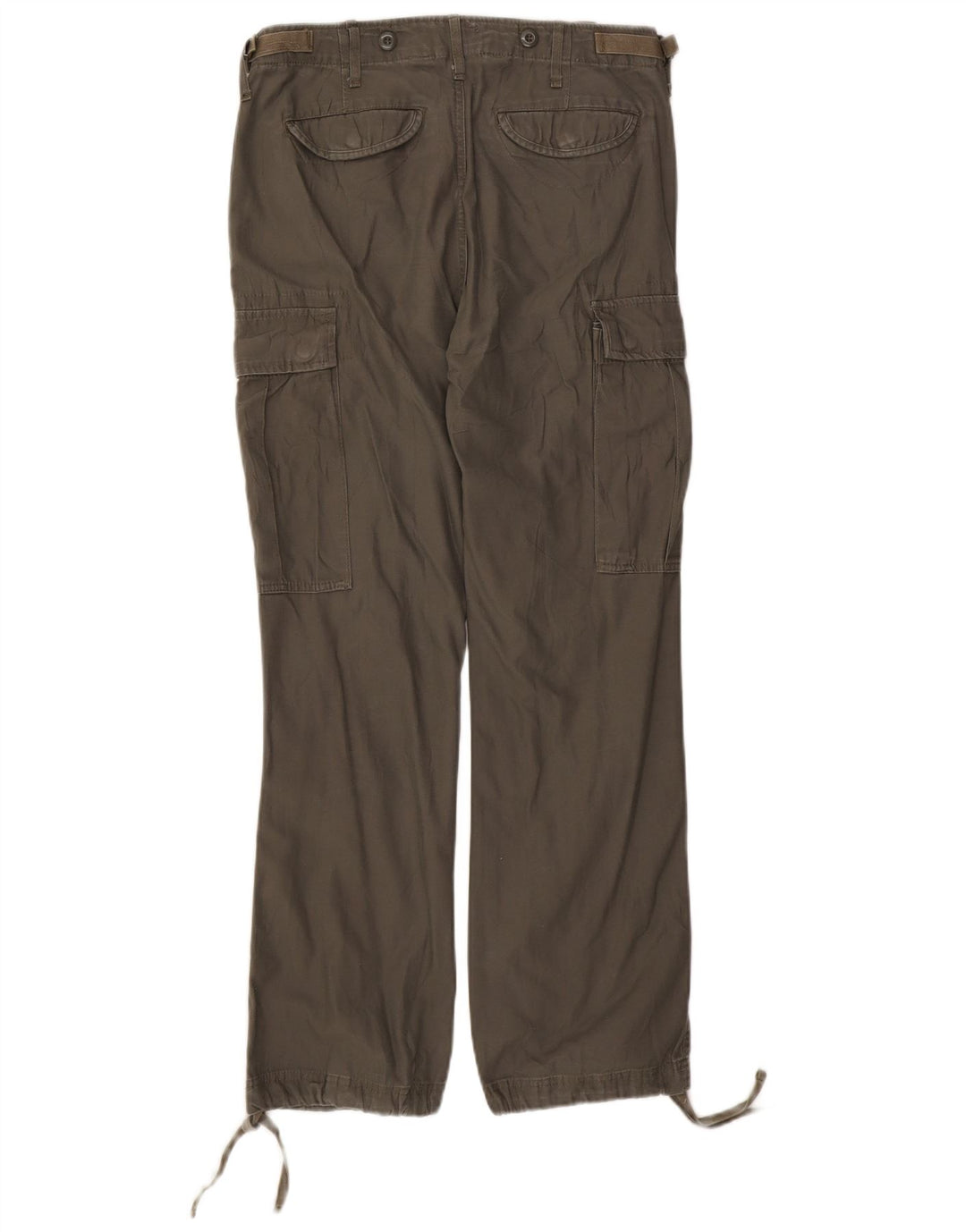Pantalones Cargo Brandit Mujer W29 L29 Algodón Caqui