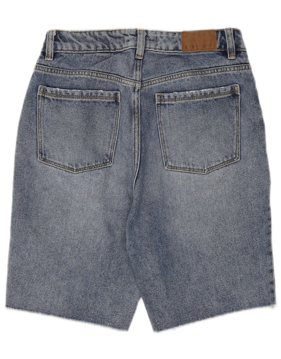 Shorts vaqueros SUPERDRY Mujer W26 Small Blue Cotton