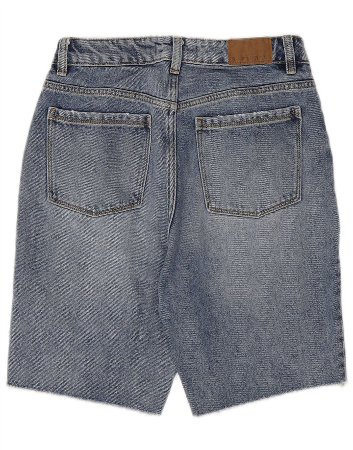 Shorts vaqueros SUPERDRY Mujer W26 Small Blue Cotton