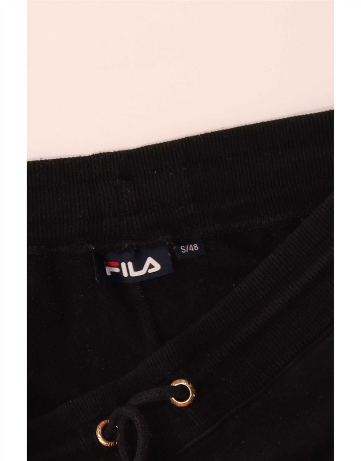 Fila Hombre Pantalones De Chándal Joggers Small Poliéster Negro