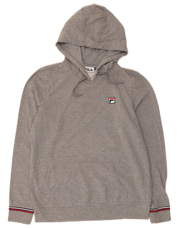 Fila Jersey con capucha para mujer UK 46 Algodón a rayas gris grande