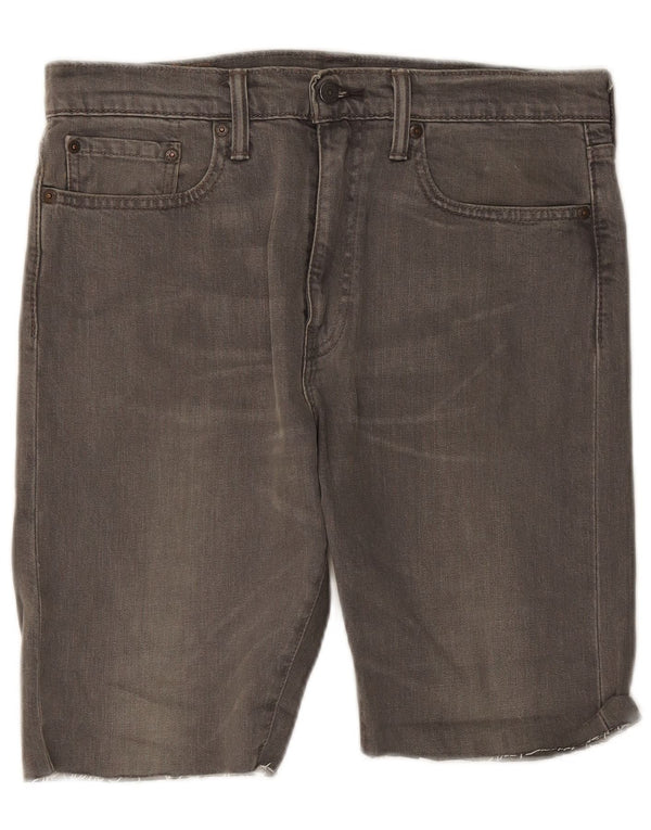 Levi's Mens 522 Shorts De Mezclilla W32 Algodón Gris Medio