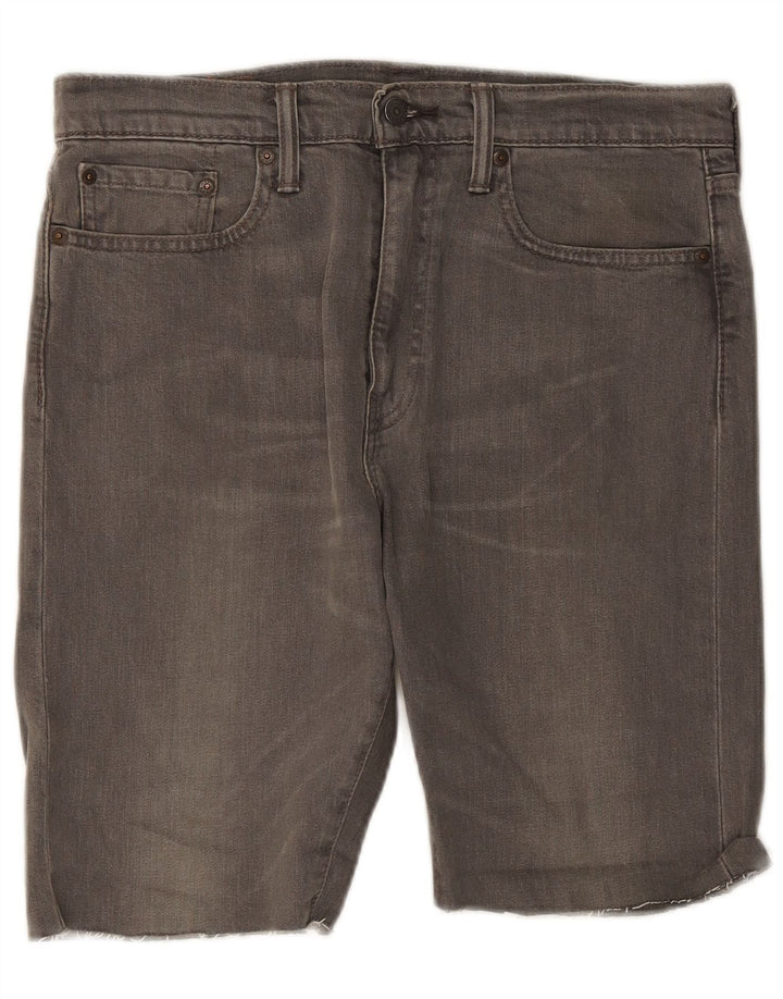 Levi's Mens 522 Shorts De Mezclilla W32 Algodón Gris Medio