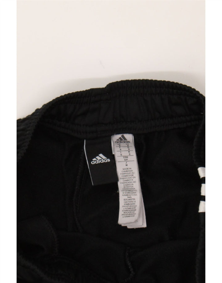ADIDAS Boys Tracksuit Trousers Joggers 13-14 Years Small Black Polyester Vintage Adidas and Second-Hand Adidas from Messina Hembry 