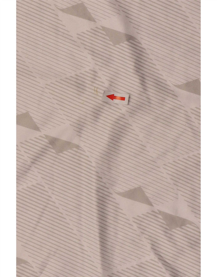 Umbro Hombre Camiseta Gráfica Top Grande Blanco Geométrico