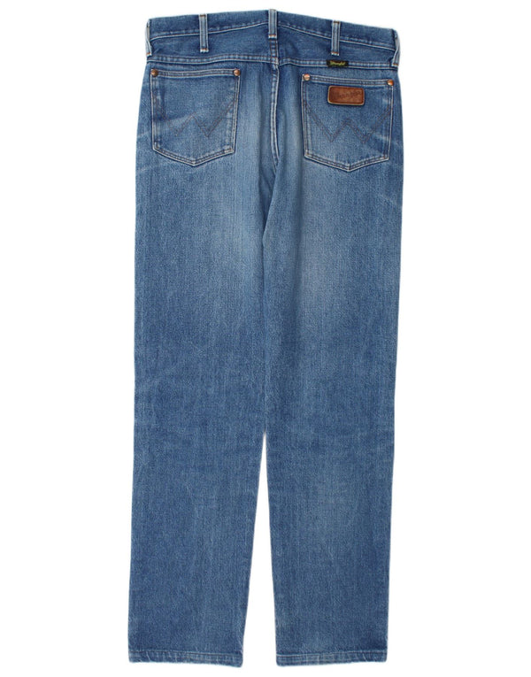 Vaqueros Wrangler Hombre Rectos W32 L31 Algodón Azul