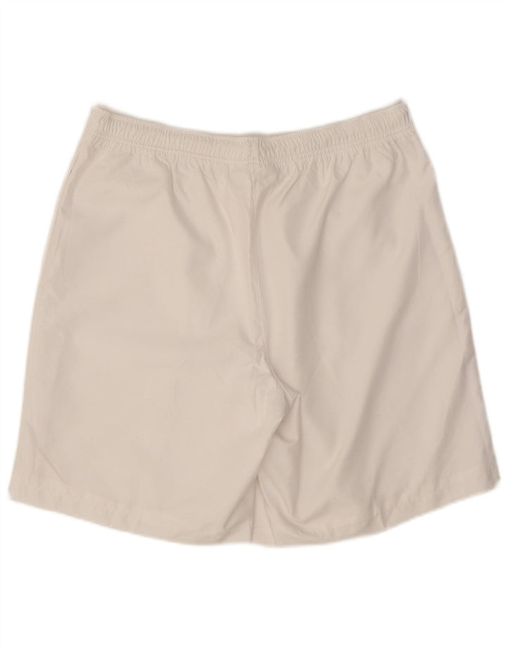 Pantalones cortos deportivos para hombre Lacoste Talla 4 Mediano Blanco Poliéster