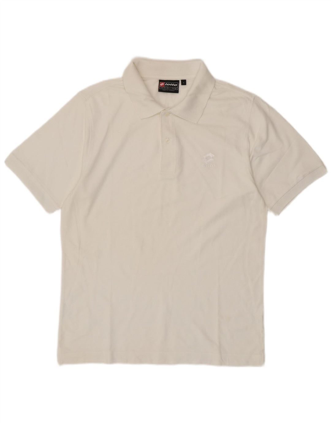 LOTTO Polo Hombre Grande Blanco