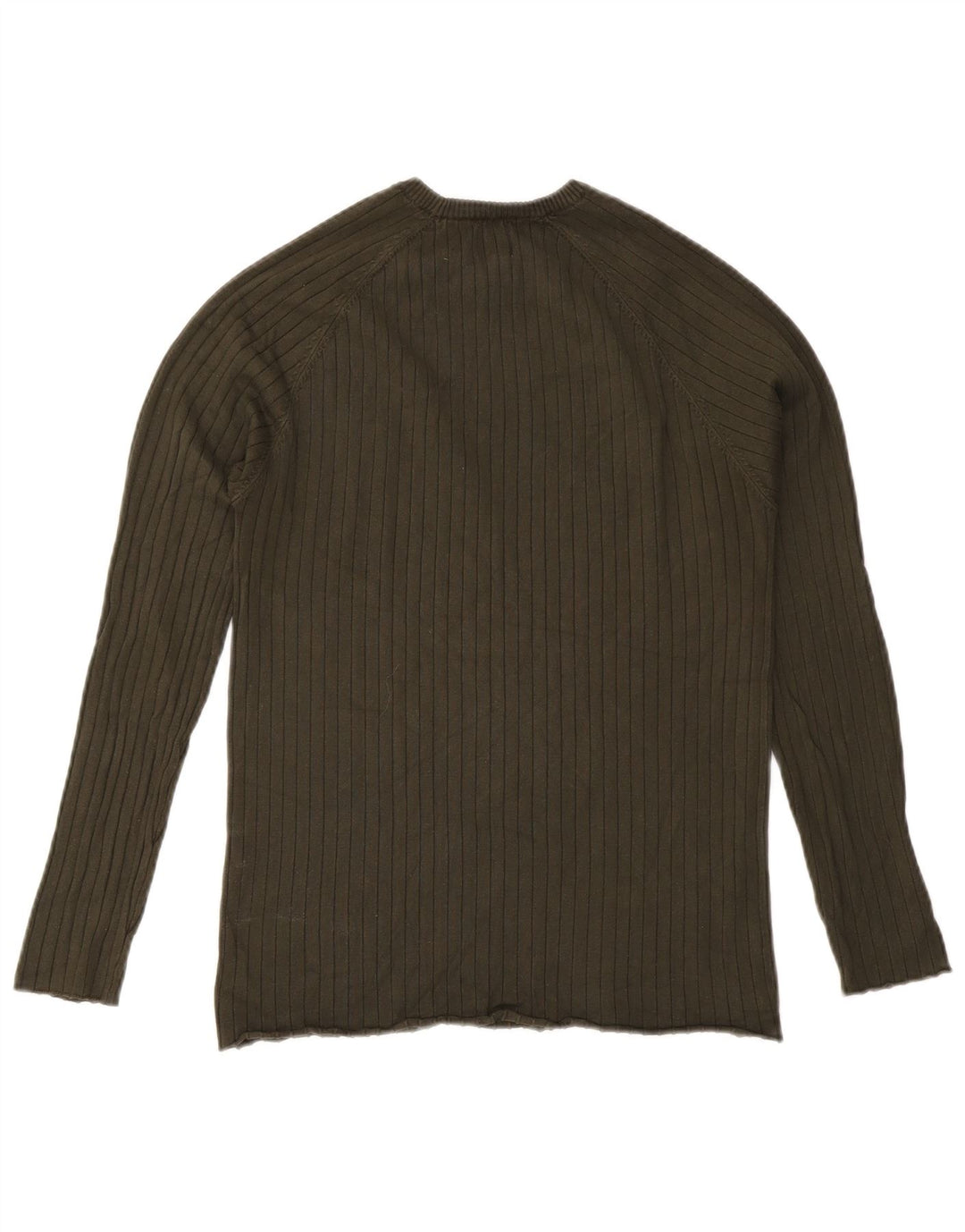 Zara Hombre Jersey De Cuello Redondo Jersey Grande Caqui