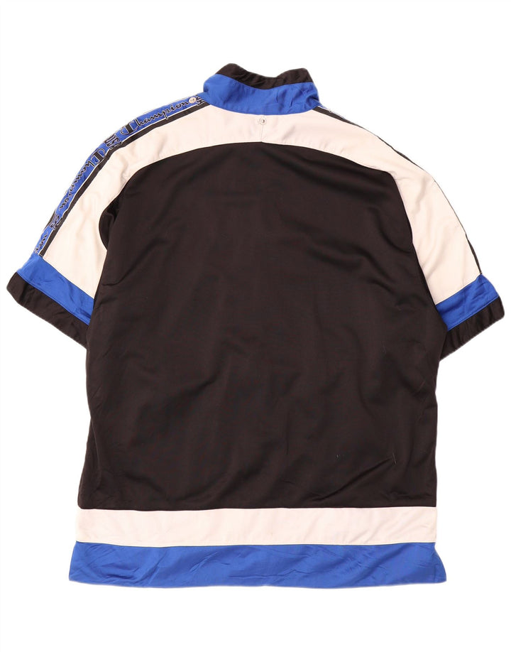 Champion Chaqueta De Chándal Con Gráfico Para Hombre, Grande, Color Negro