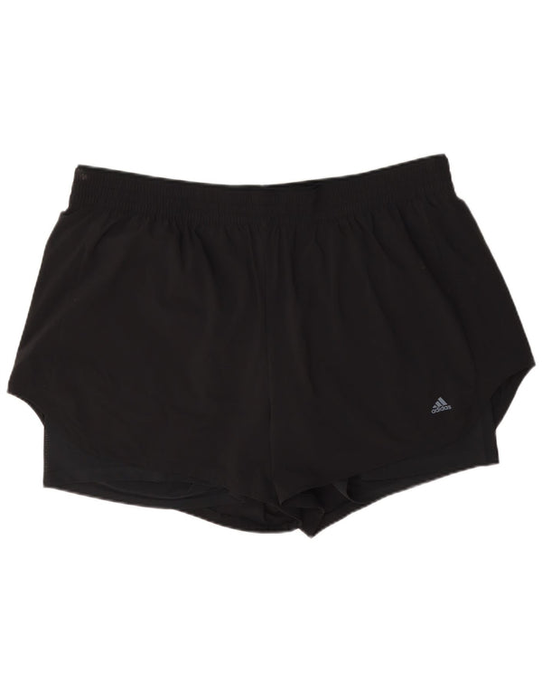 Pantalones cortos deportivos Adidas para mujer ES 24/26 2XL Negro Poliamida