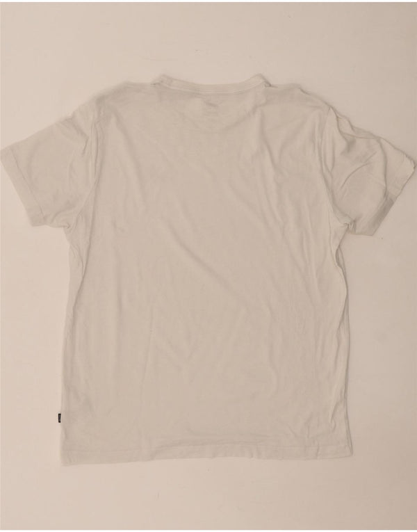 PUMA Camiseta para hombre Top Large White Cotton