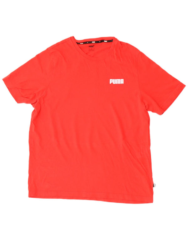Camiseta Puma Hombre Top XL Algodón Rojo