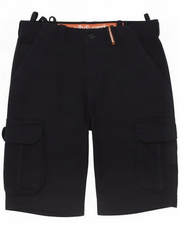 Superdry Shorts Cargo Para Hombre Medium W32 Algodón Azul Marino