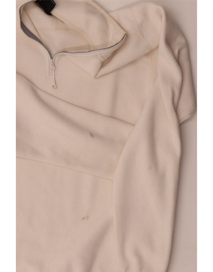 The North Face Jersey De Polar Con Cremallera Y Cuello Para Hombre Poliéster Blanco Mediano