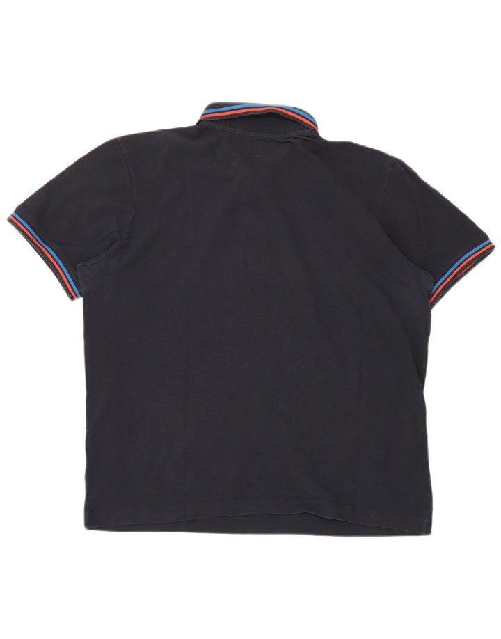 KAPPA Polo para hombre grande azul marino algodón