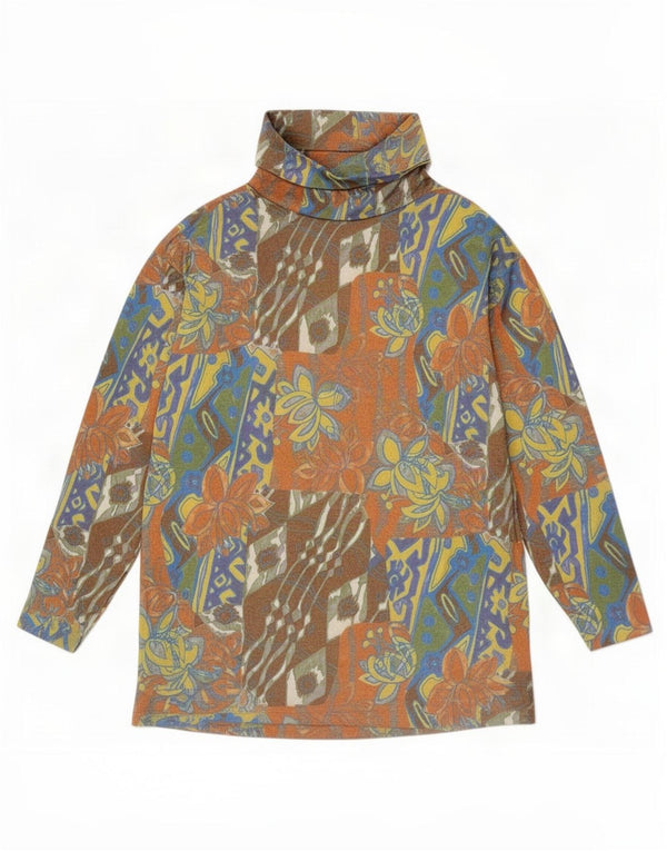 Color Ville Top Mujer Manga Larga UK 44 Medio Multicolor Floral