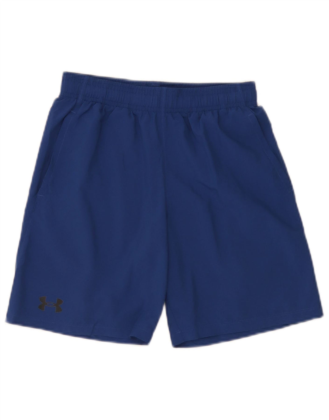 Under Armour Pantalones cortos deportivos para niño 9-10 años Azul medio Poliéster