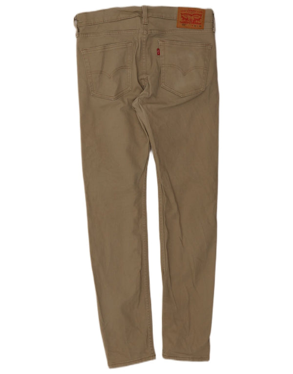 Levi's Mujer 510 Skinny Jeans W32 L32 Algodón Beige