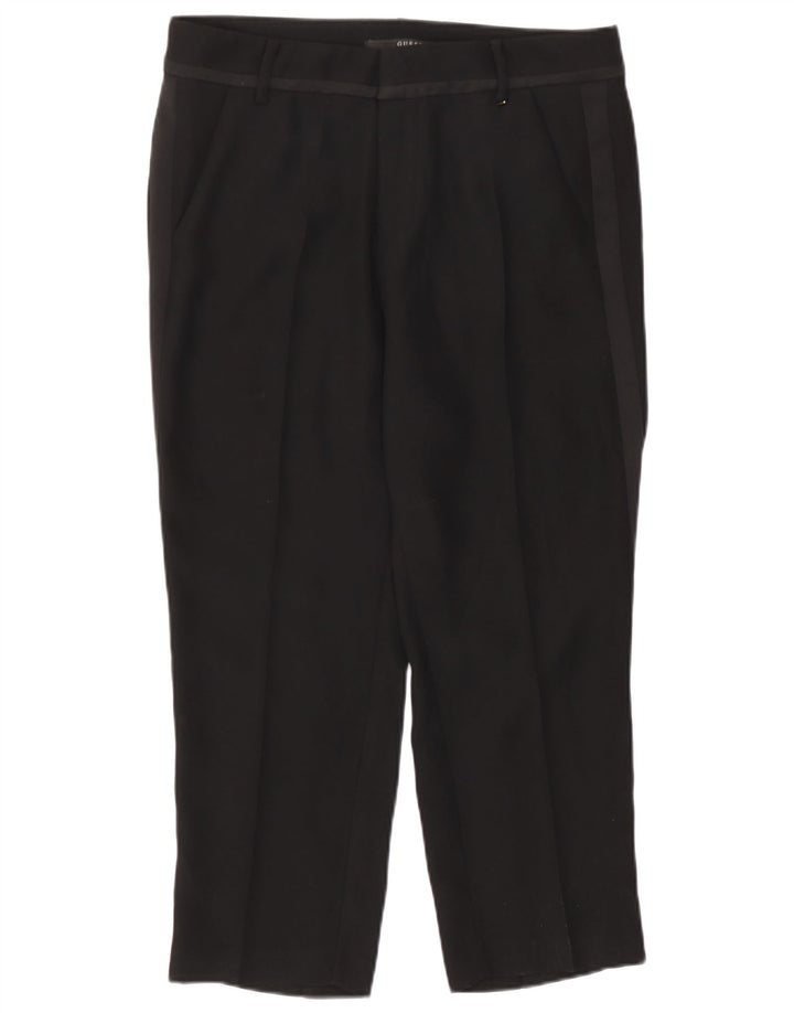 Guess Pantalón Capri Hombre W27 L22 Poliéster Negro