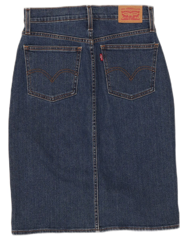 Falda Vaquera Levi's Mujer W24 XS Algodón Azul