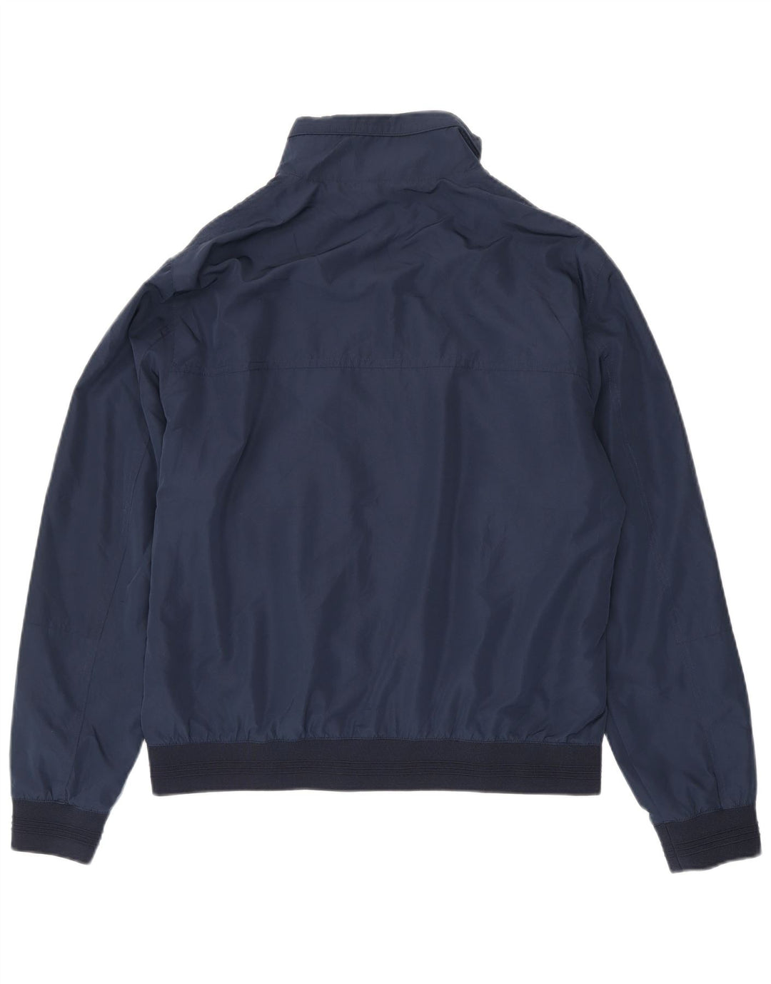 Zara Hombre Cazadora Bomber UK 42 XL Azul Marino Poliéster