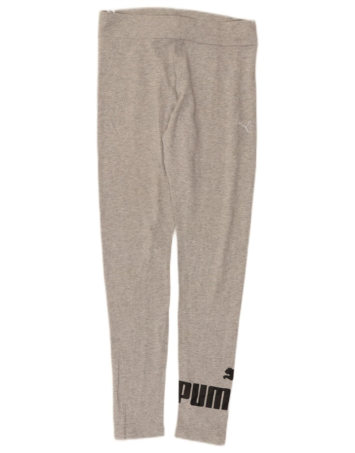Puma Leggings gráficos para mujer UK 12 Gris medio