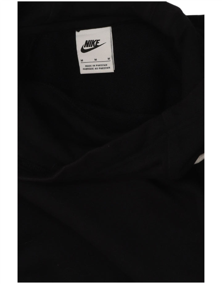 Nike - Sudadera con capucha para hombre (algodón negro mediano)