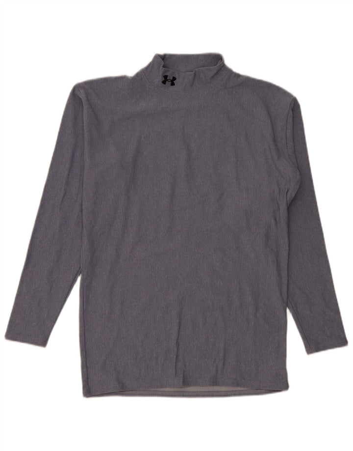 Under Armour Cold Gear Top manga larga para mujer UK 40 XL Gris