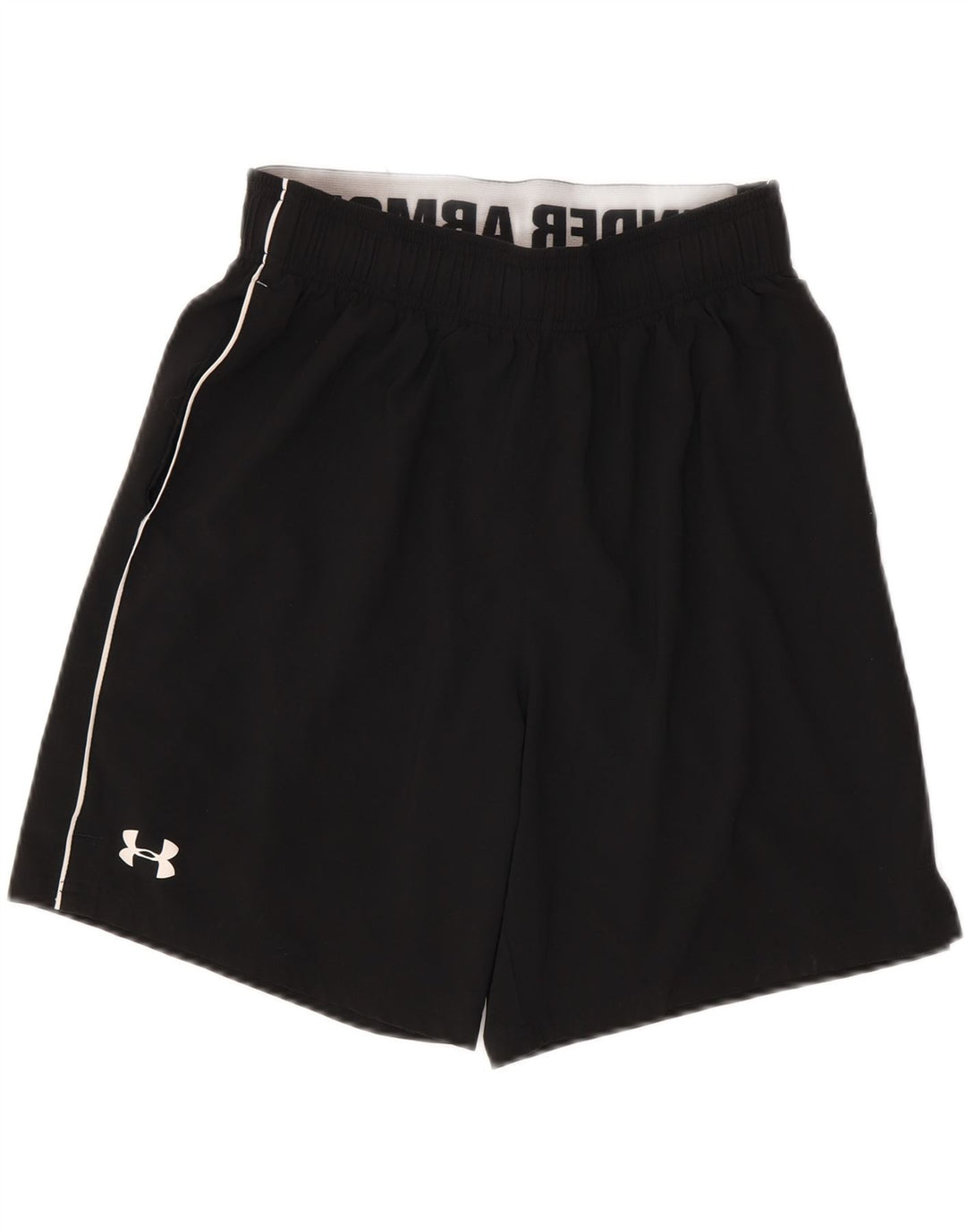 UNDER ARMOUR Pantalones cortos deportivos gráficos para hombre Poliéster negro mediano