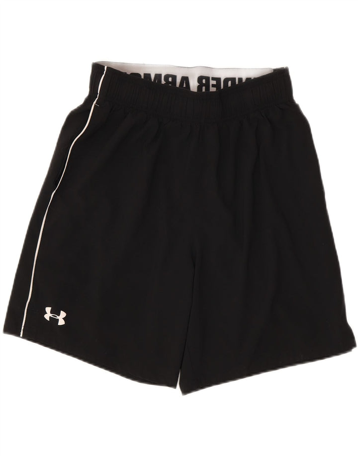 UNDER ARMOUR Pantalones cortos deportivos gráficos para hombre Poliéster negro mediano