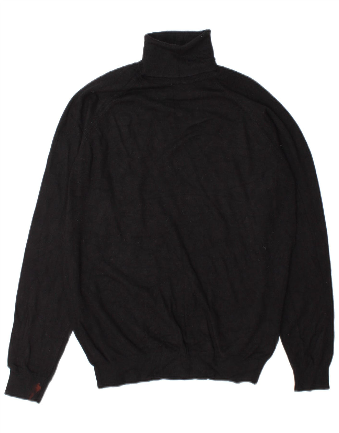 Zara Mujer Roll Neck Jumper Sweater UK 10 Small Negro