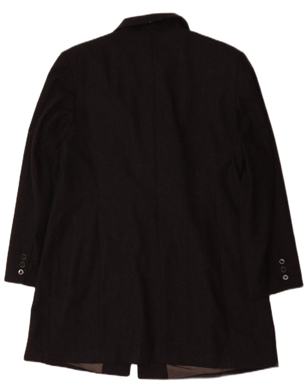 Marks & Spencer Chaqueta Blazer de 5 Botones para Mujer UK 40 XL Lana Gris
